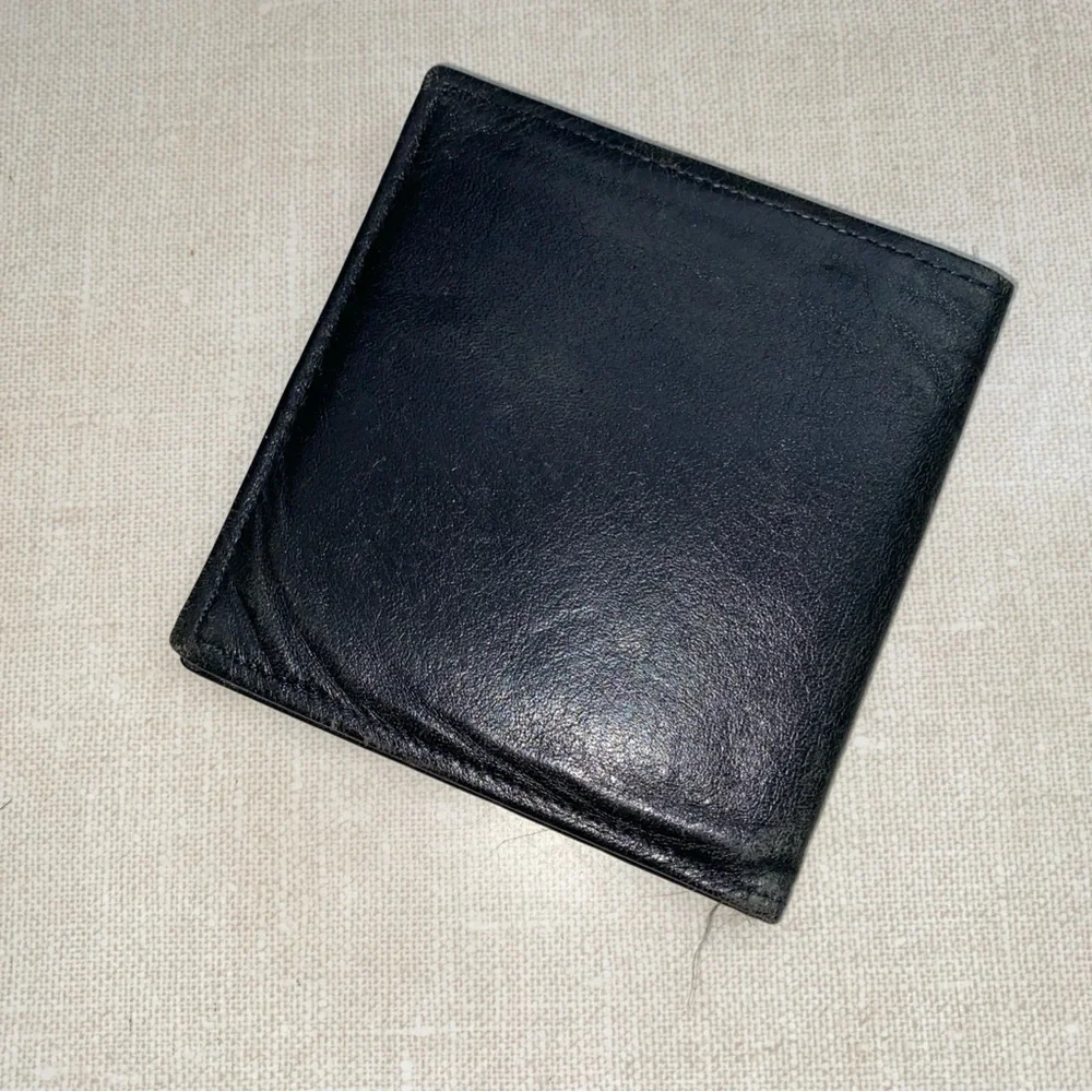 Rolf’s‎ Mustang Vintage Men’s Leather Bi Fold Black Wallet